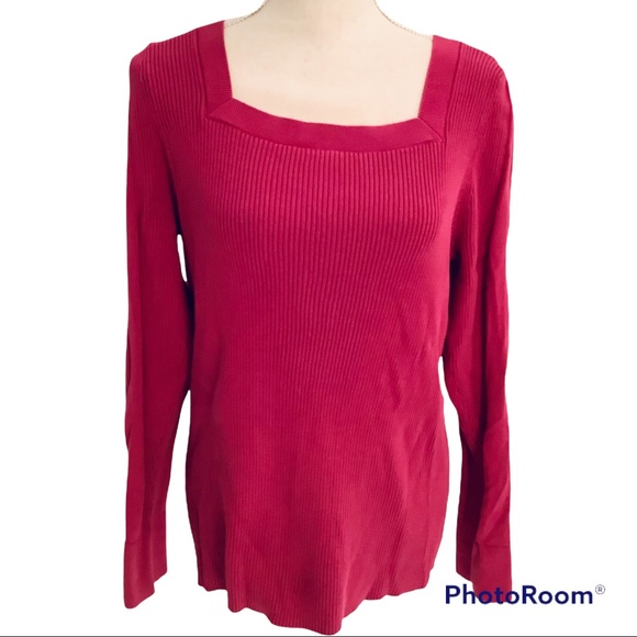 Moda International Pink Sweater Top. - Picture 1 of 3